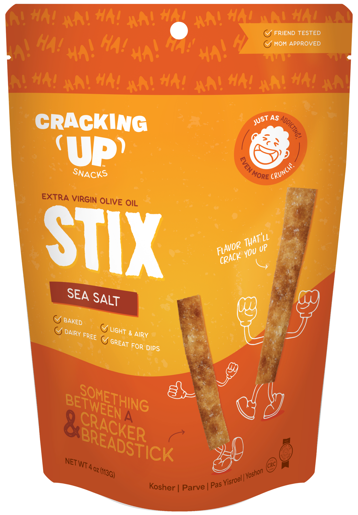 Cracking Up Sea Salt STIX Snack Sticks (4oz)