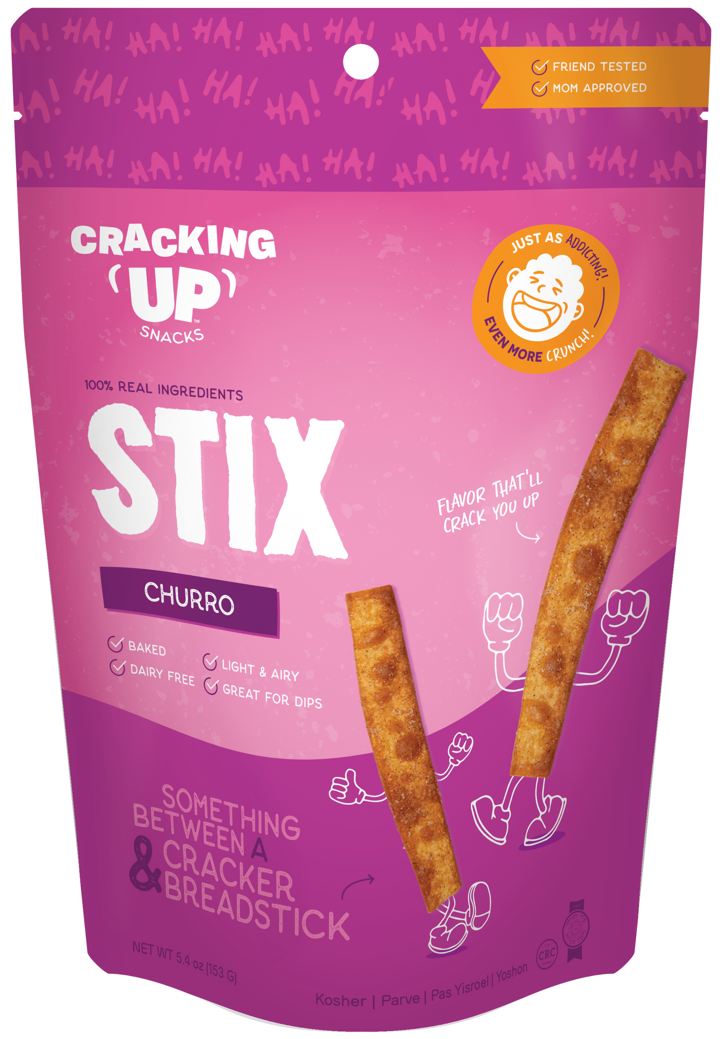 Cracking Up Churro STIX Snack Sticks (4oz)
