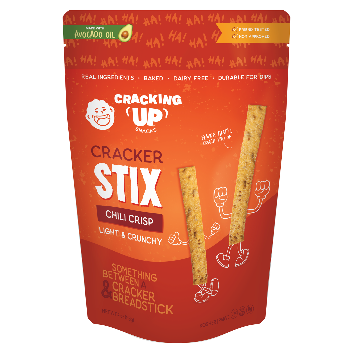 Cracking Up Chili Crisp STIX Snack Sticks (4oz)