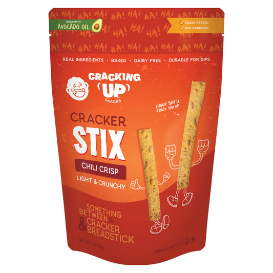 Cracking Up Chili Crisp STIX Snack Sticks (4oz)