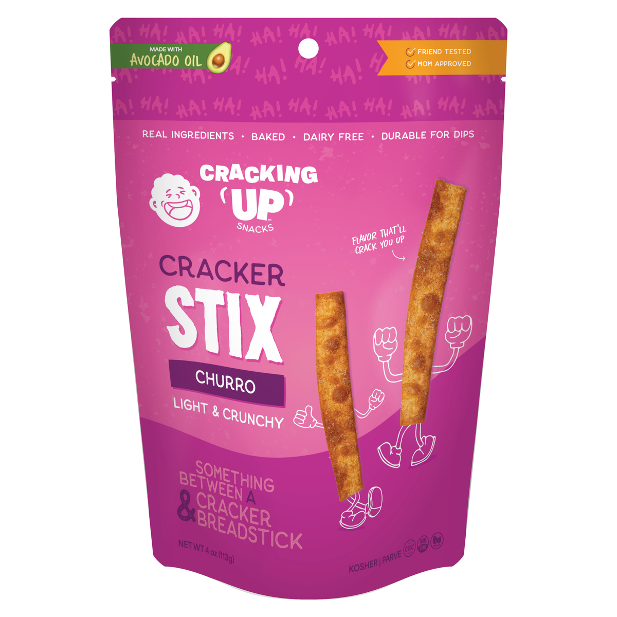 Cracking Up Churro STIX Snack Sticks (4oz)