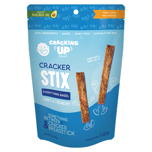 Cracking Up Everything Bagel STIX Snack Sticks (4oz)