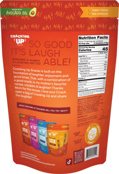 Cracking Up Chili Crisp STIX Snack Sticks (4oz)