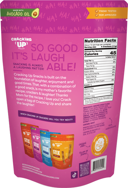 Cracking Up Churro STIX Snack Sticks (4oz)