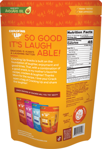 Cracking Up Sea Salt STIX Snack Sticks (4oz)